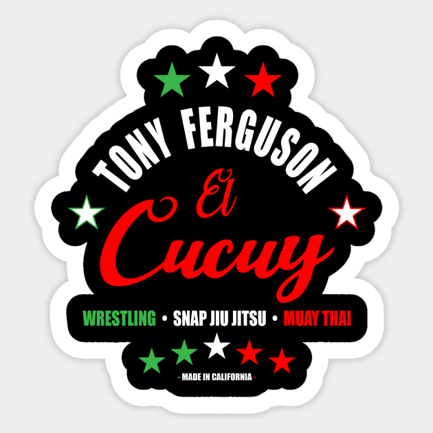 Tony Ferguson Sticker by SavageRootsMMA